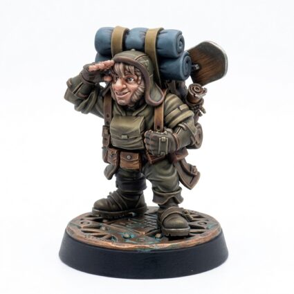 Dumoun Path Finder - Painted 3D Printed Miniature