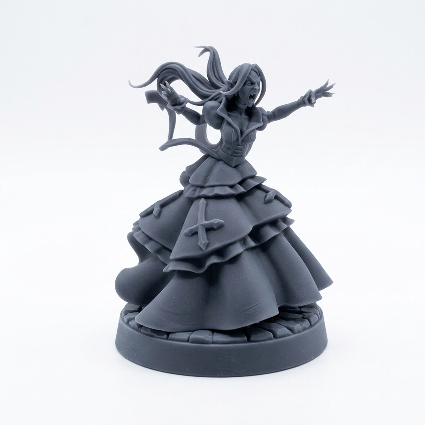 Dusangtamisra Bloodcrazed - Gray Resin 3D Printed Miniature