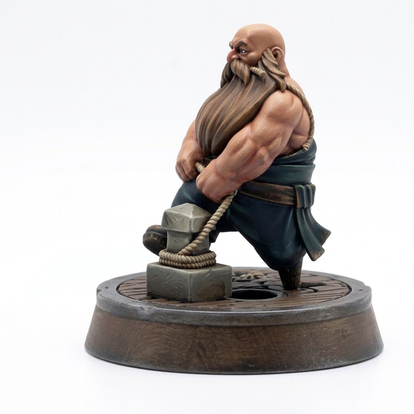 Dwarf Crew Member - Painted 3D Printed Miniature