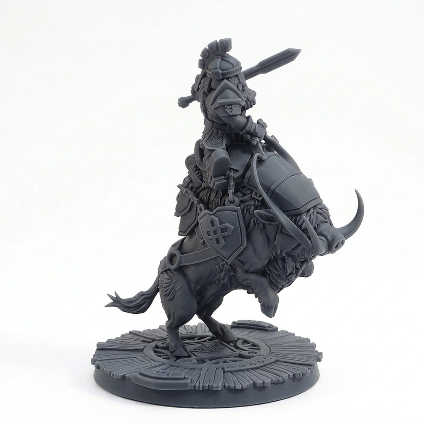 Nezmig - Gray Resin 3D Printed Miniature