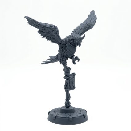 Eagle Stormwing - Gray Resin 3D Printed Miniature