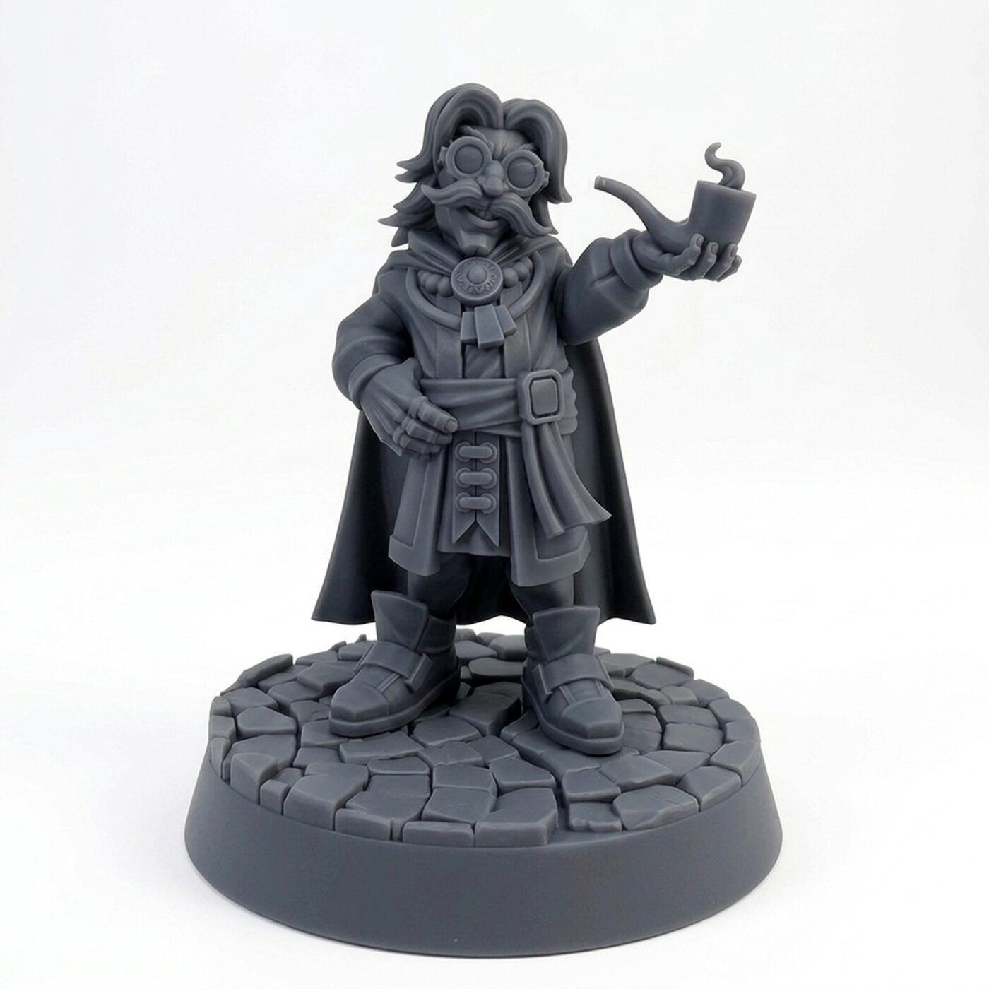 Earl Anders - Gray Resin 3D Printed Miniature
