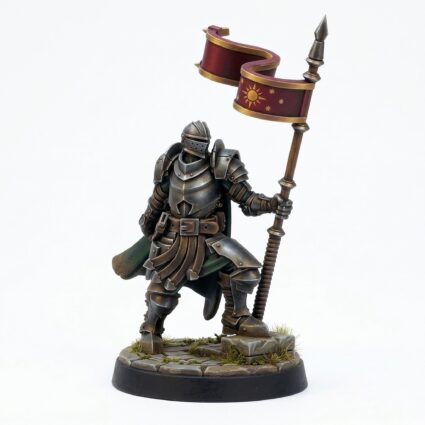Edric Steelshield - Painted 3D Printed Miniature