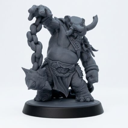 Elephon Whirler C - Gray Resin 3D Printed Miniature