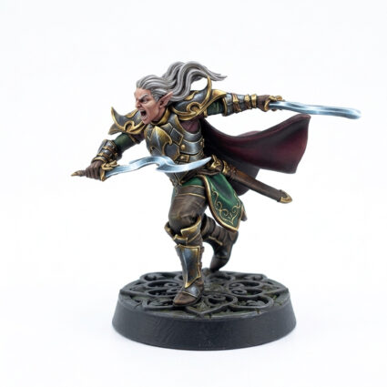 Elf Protector Fainn - Painted 3D Printed Miniature
