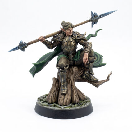 Elf Protector Fandoor Elyar - Painted 3D Printed Miniature