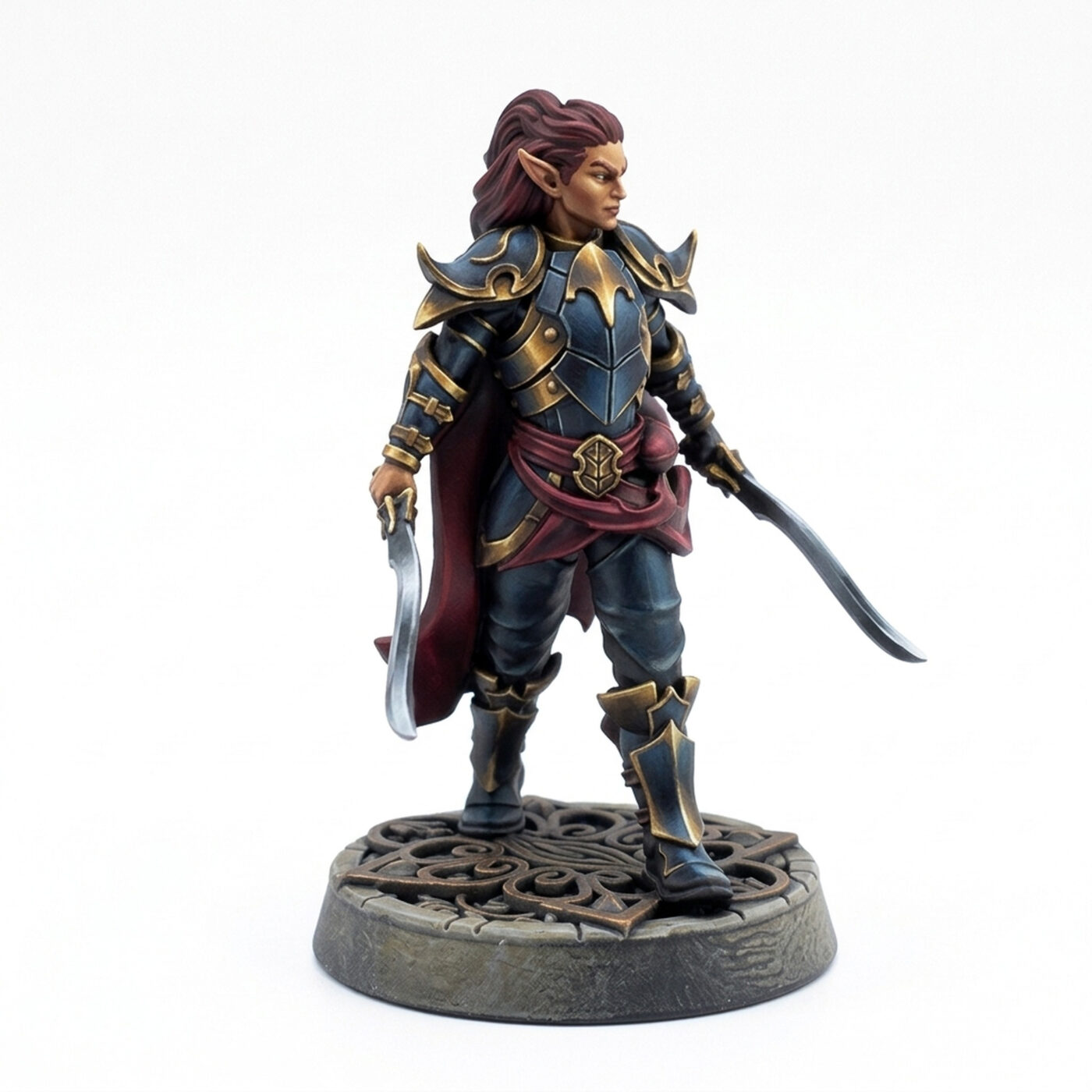 Elf Protector Thiall - Painted 3D Printed Miniature