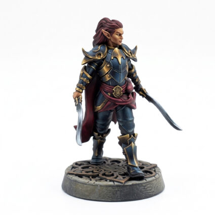 Elf Protector Thiall - Painted 3D Printed Miniature