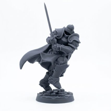 Elite Royal Guard A - Gray Resin 3D Printed Miniature
