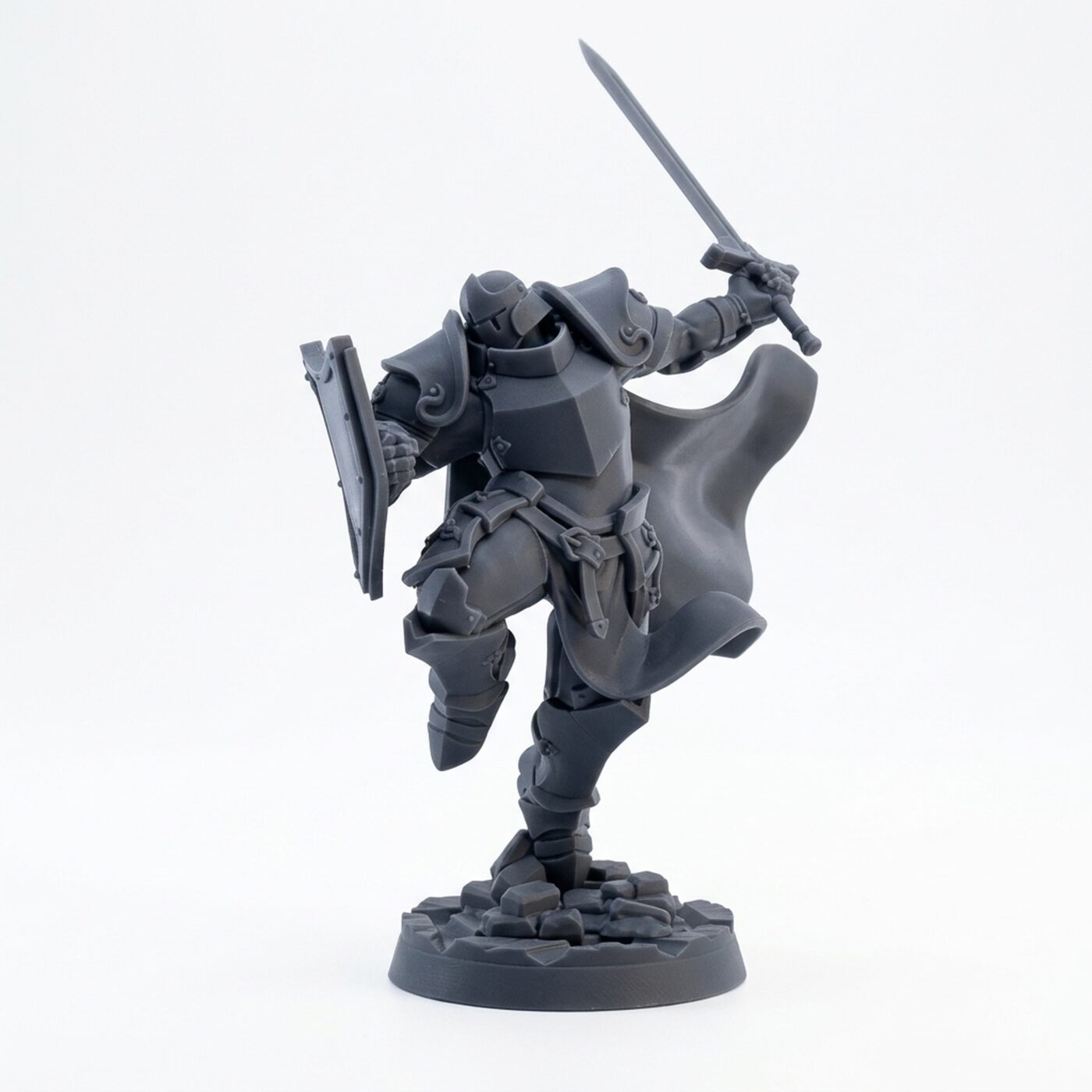 Elite Royal Guard C - Gray Resin 3D Printed Miniature