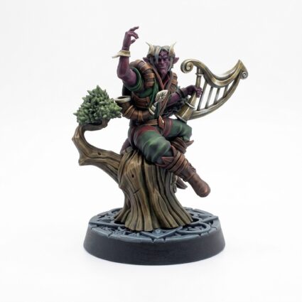 Elven Bard Erphen - Painted 3D Printed Miniature
