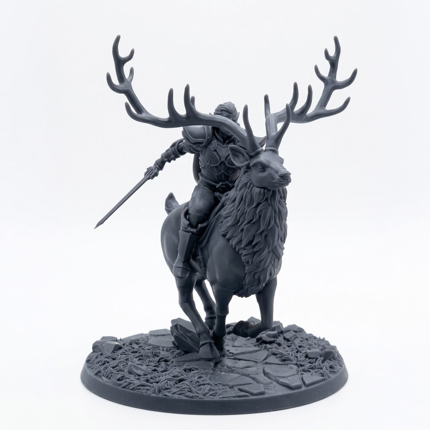 Erinn - Gray Resin 3D Printed Miniature