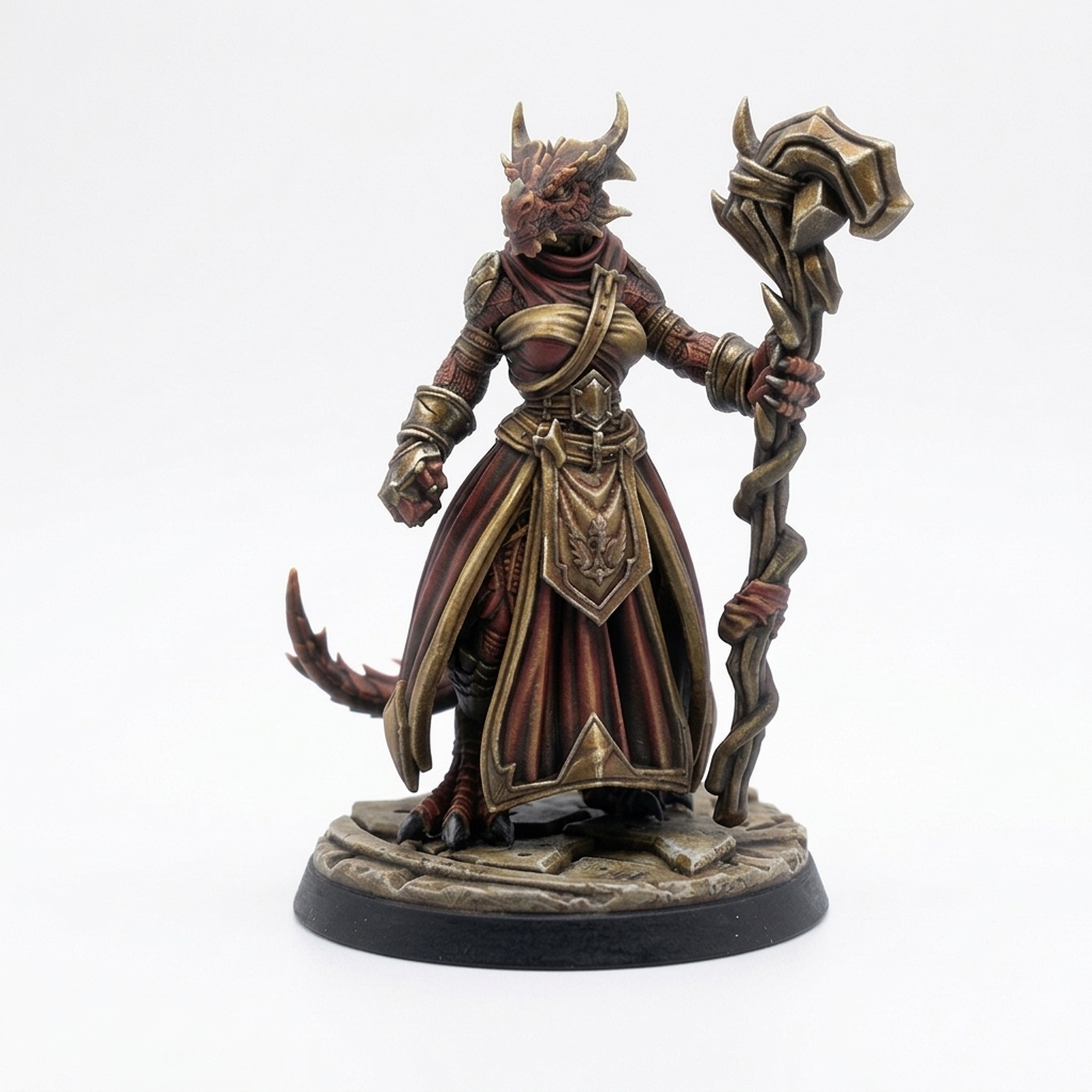 Ember Protector A - Painted 3D Printed Miniature