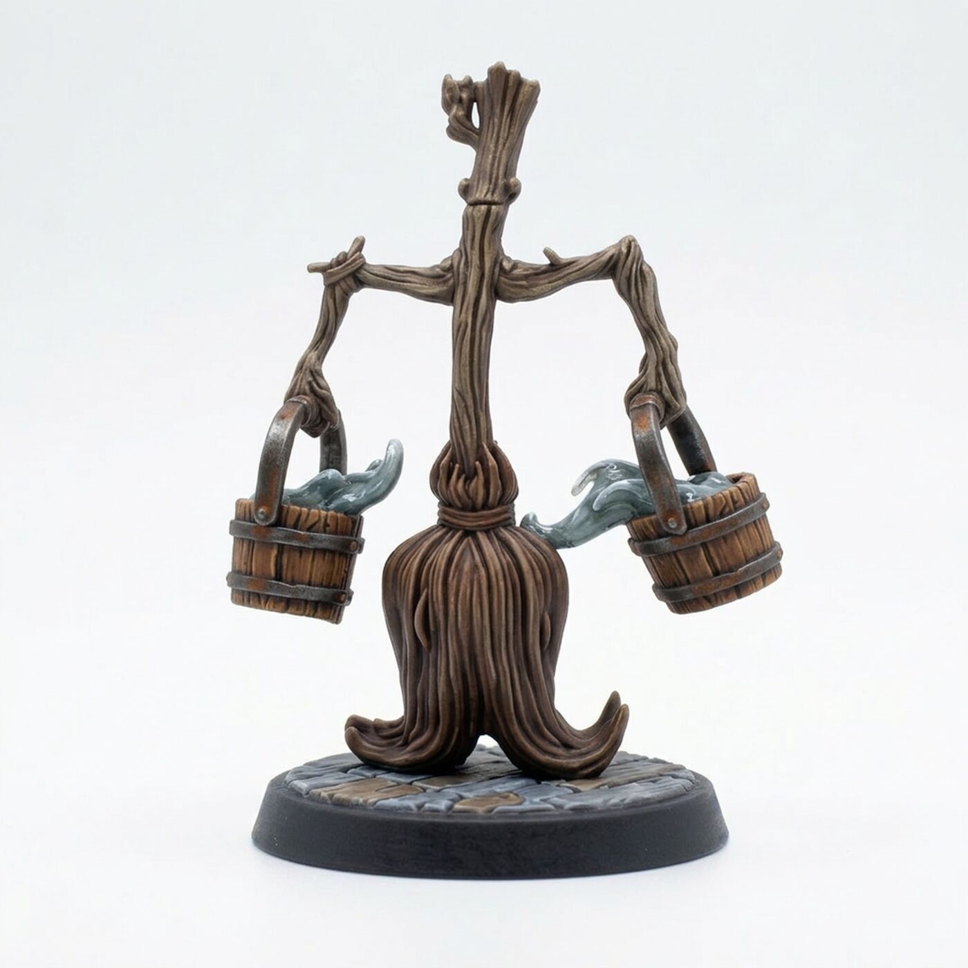 Enchanted Broom - Painted 3D Printed Miniature