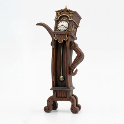 Enchanted Grandfather Clock - Painted 3D Printed Miniature