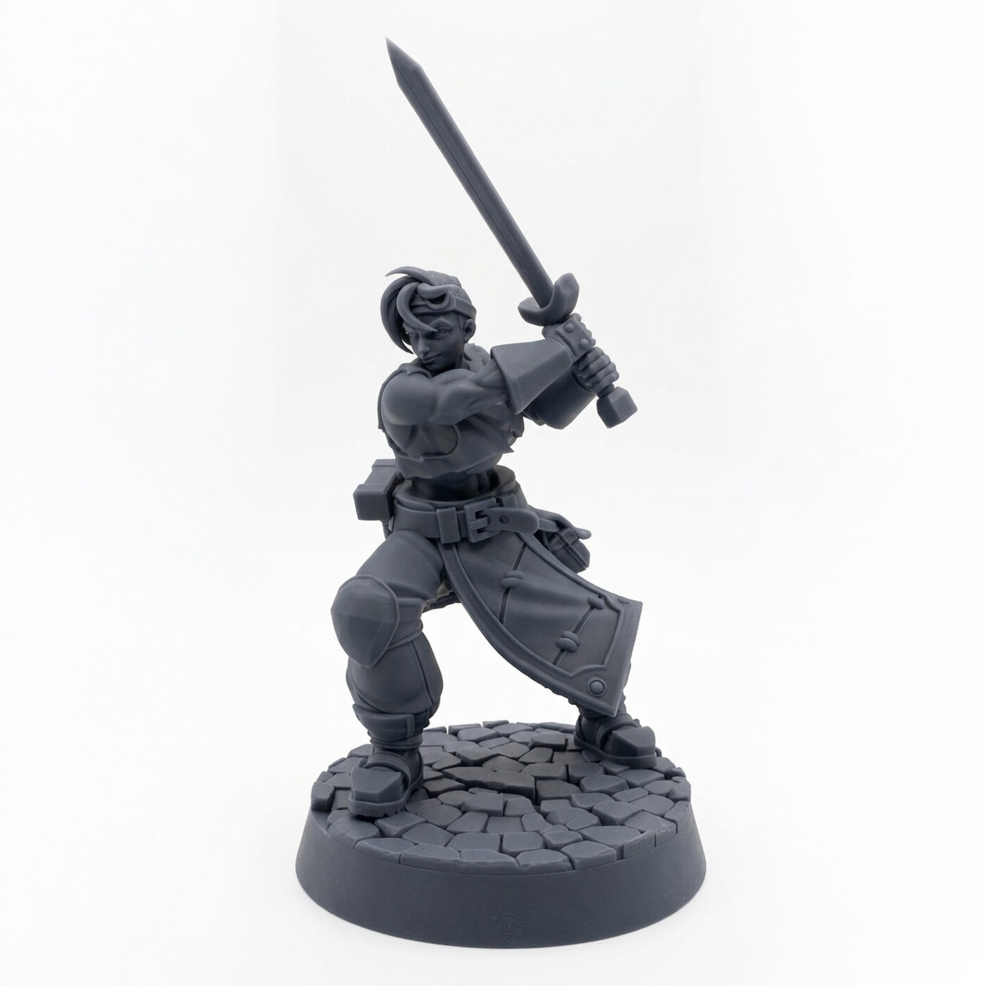 Erika Red Wielding A Sword