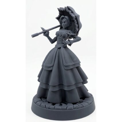 Esmeraytamisra Bloodlinekeeper - Gray Resin 3D Printed Miniature