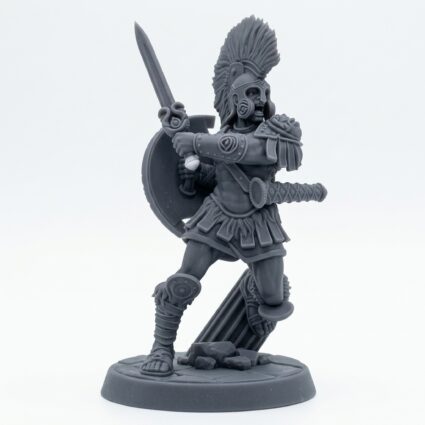 Eulyssian Warrior 1 A - Gray Resin 3D Printed Miniature