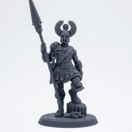 Eulyssian Warrior 6 B - Gray Resin 3D Printed Miniature