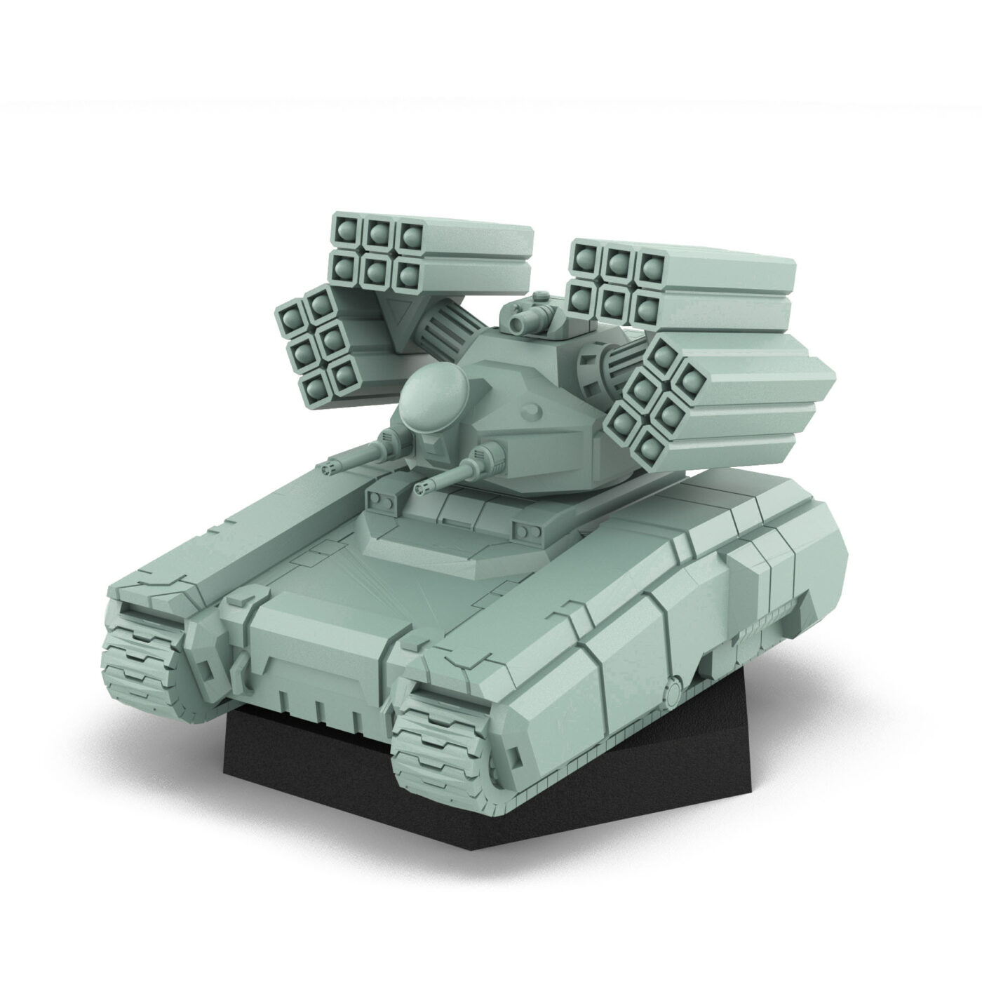Eurus Type C Sci-Fi Tank Miniature 3D Printed Mech Miniature