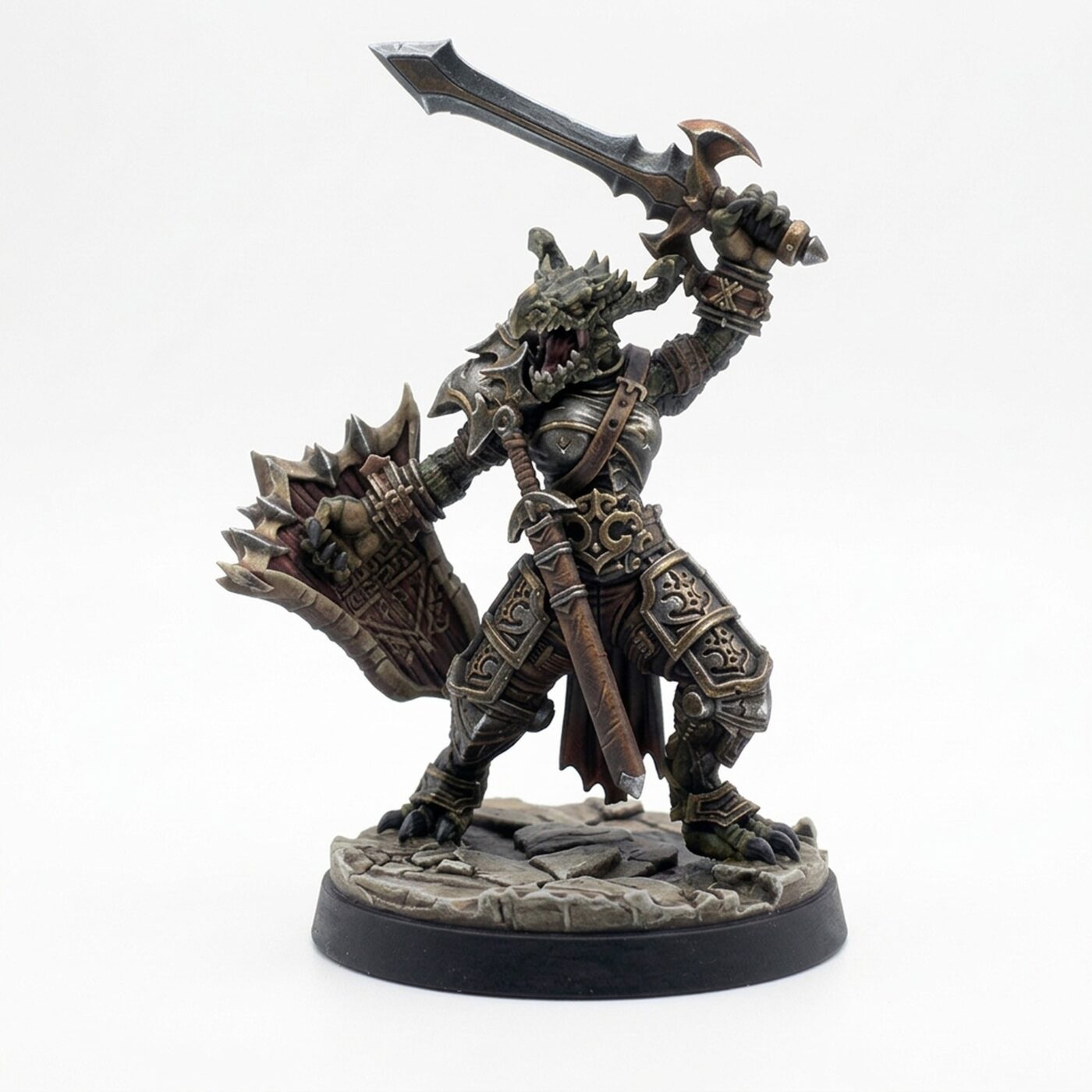 Executioner Wyrm Daughter C - Painted 3D Printed Miniature