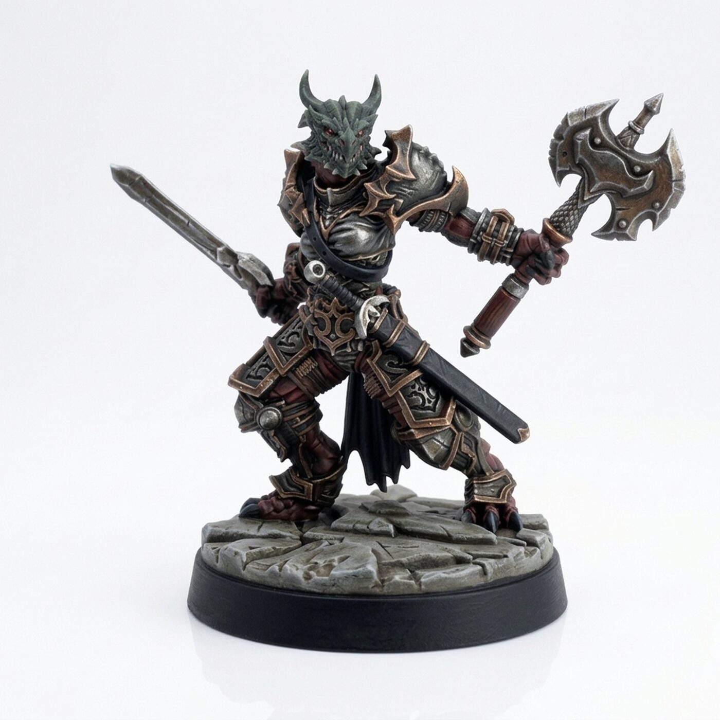 Executioner Wyrm Daughters D - Painted 3D Printed Miniature