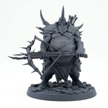Executioner Crossbow A - Gray Resin 3D Printed Miniature