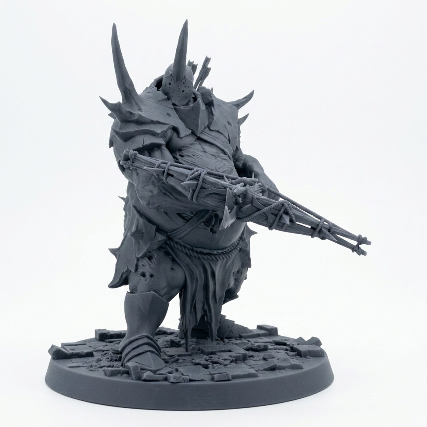 Executioner Crossbow B - Gray Resin 3D Printed Miniature