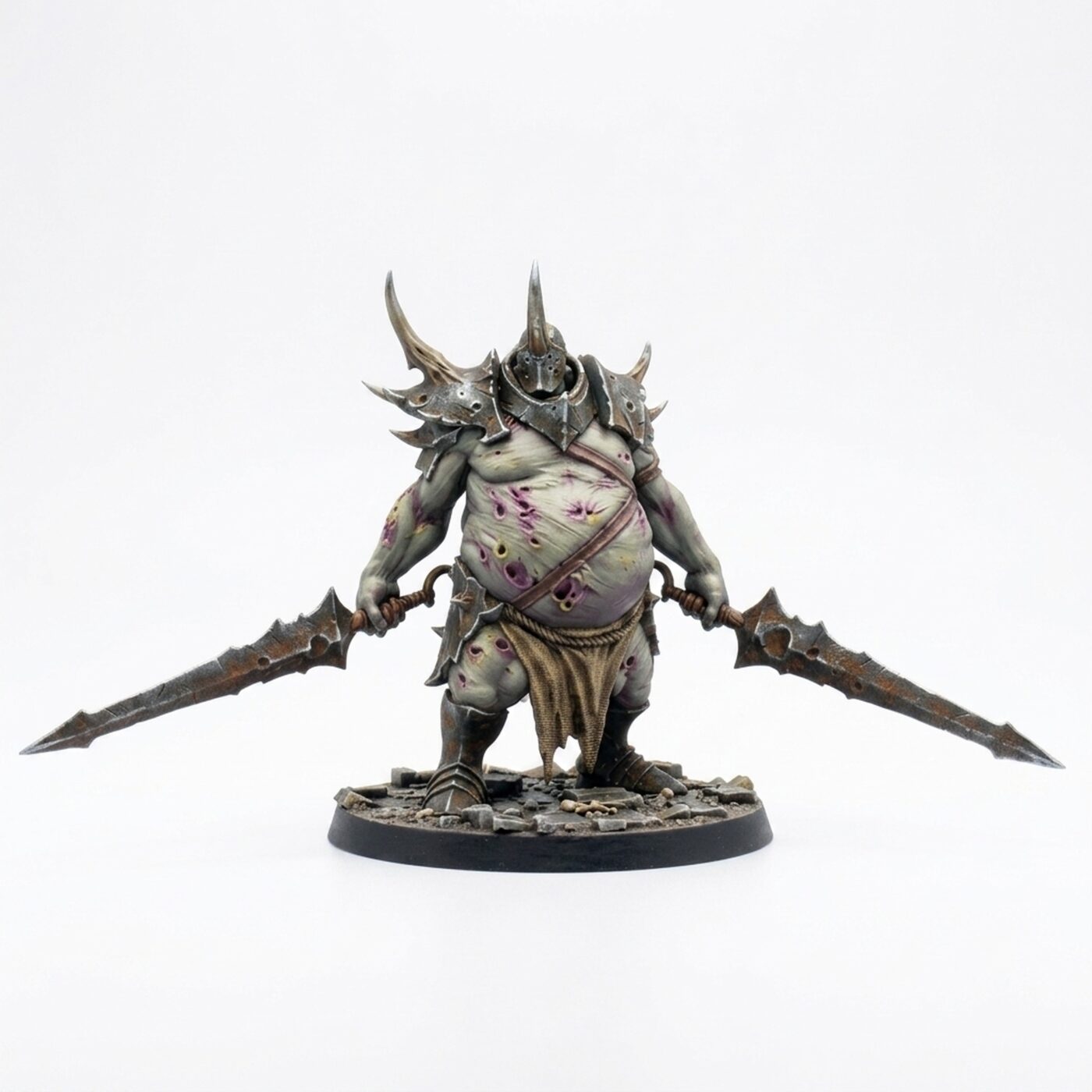 Executioner Double Sword - Painted 3D Printed Miniature