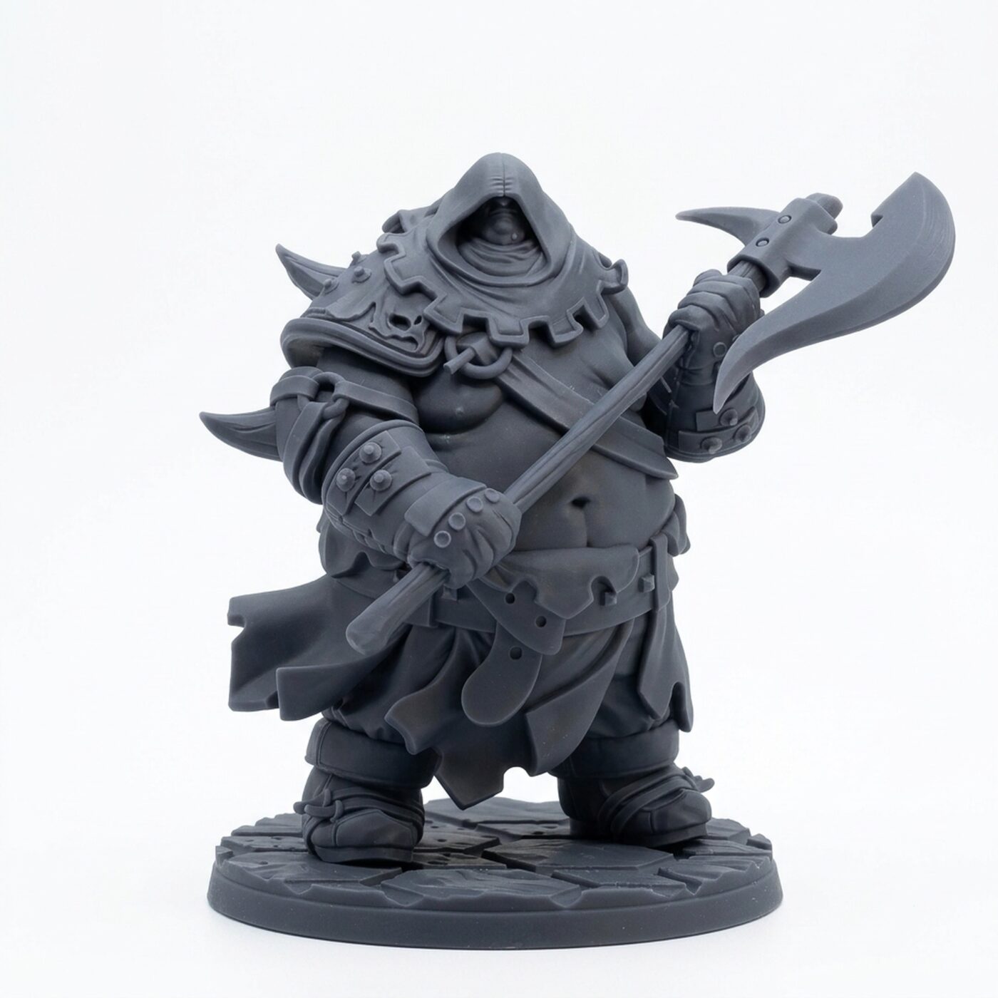 Executioner - Gray Resin 3D Printed Miniature