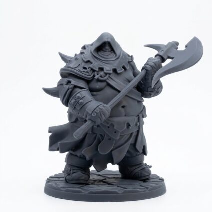 Executioner - Gray Resin 3D Printed Miniature