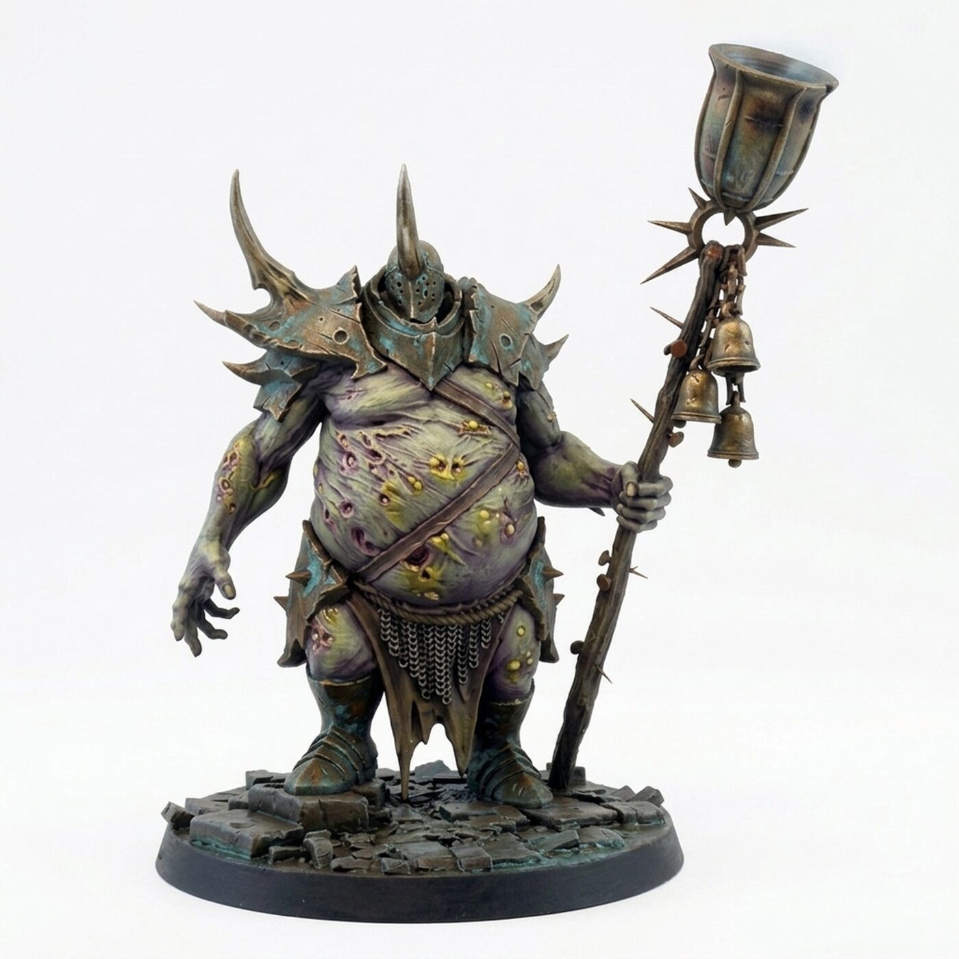 Executioner Staff - Painted 3D Printed Miniature