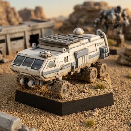 Exploration Habitat Vehicle Painted Mech Miniature