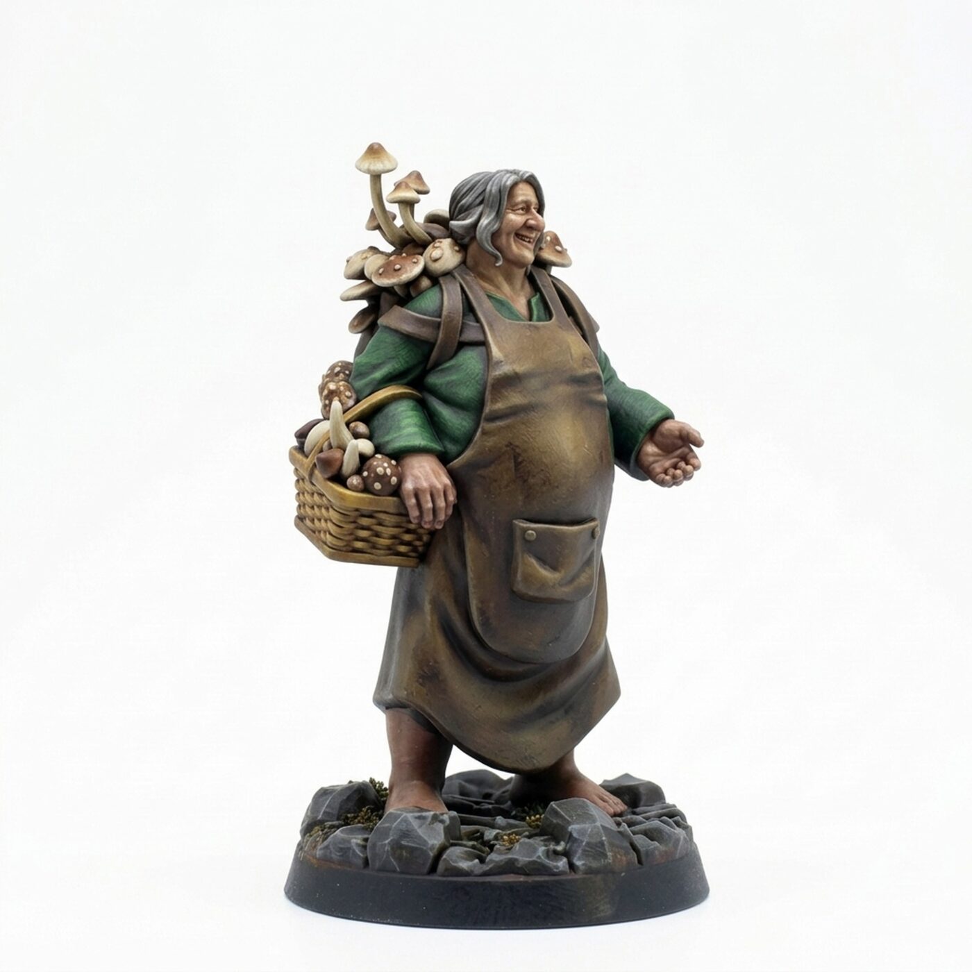 Fae Mushroom Merchant - Painted 3D Printed Miniature