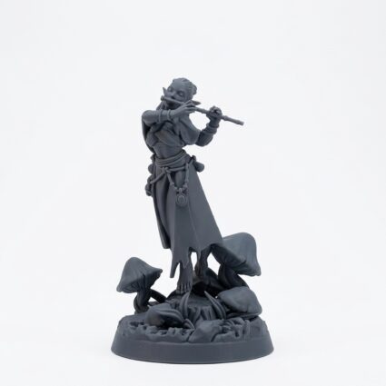 Fae Oracle - Gray Resin 3D Printed Miniature