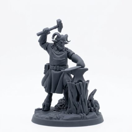 Fae Realm Shop Keeper - Gray Resin 3D Printed Miniature