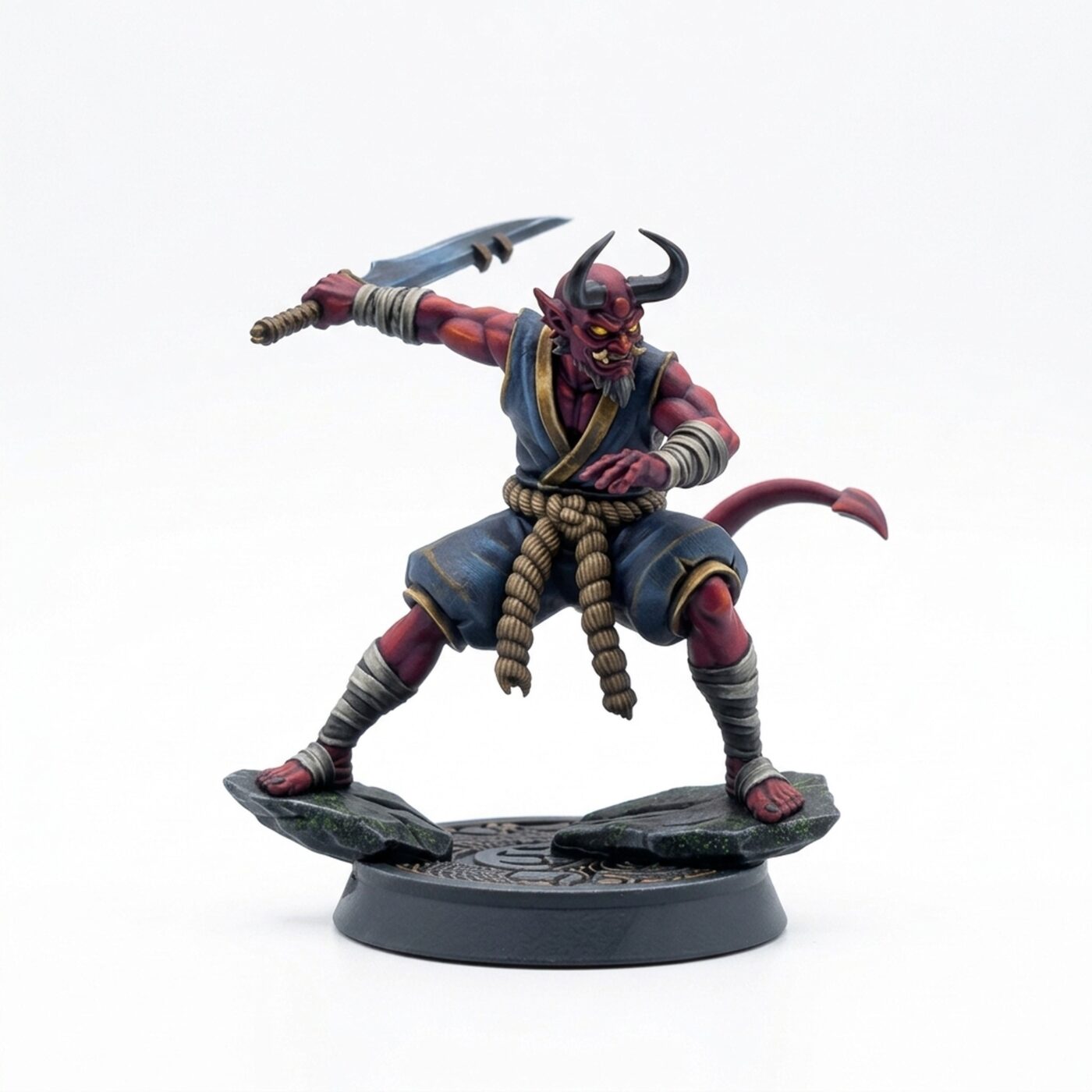 Fangblade Oda - Painted 3D Printed Miniature