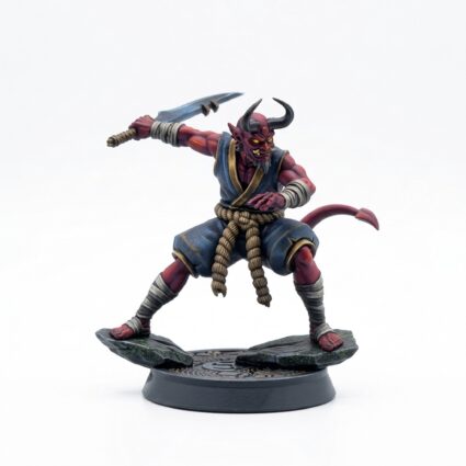 Fangblade Oda - Painted 3D Printed Miniature