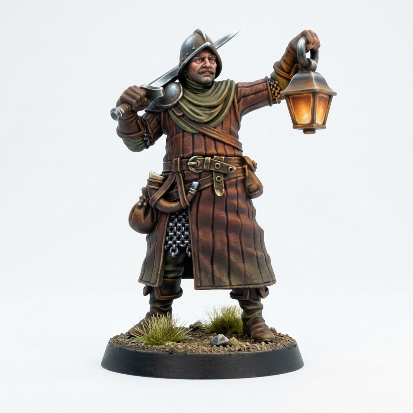Farlands Militia Captain - Painted 3D Printed Miniature