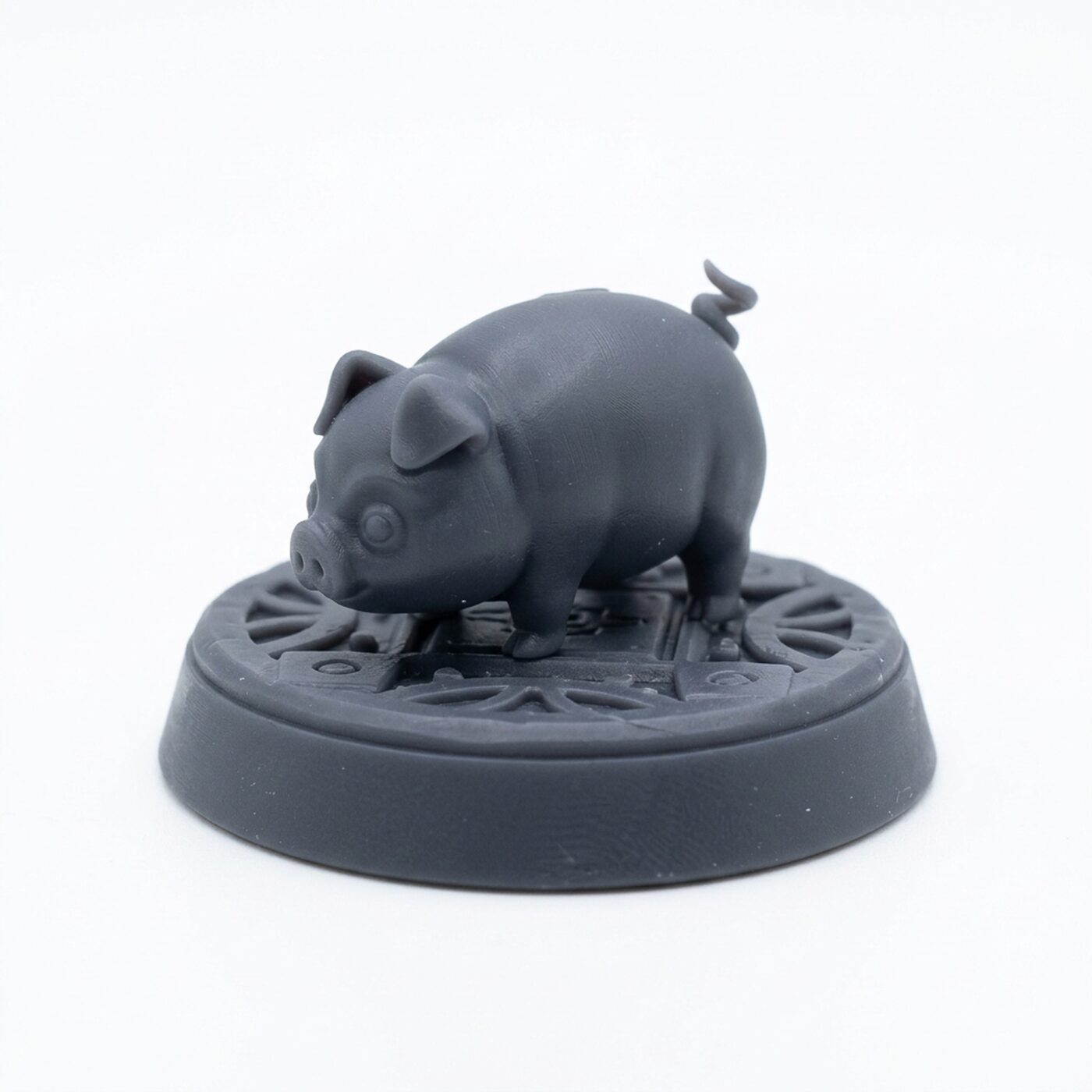 Farmer Dwokhud - Gray Resin 3D Printed Miniature