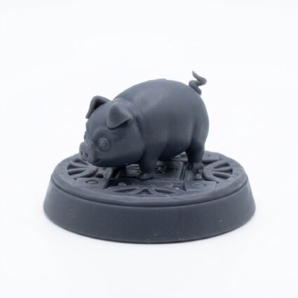 Farmer Dwokhud - Gray Resin 3D Printed Miniature