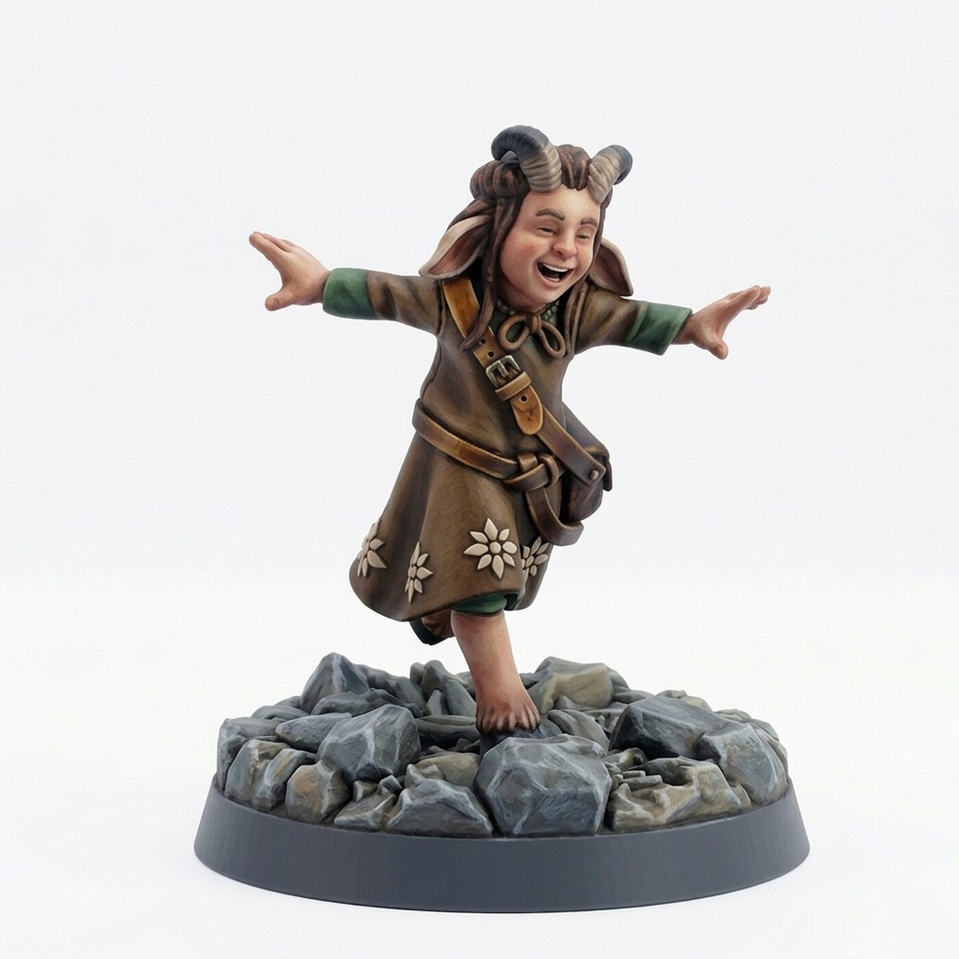 Faun Girl - Painted 3D Printed Miniature