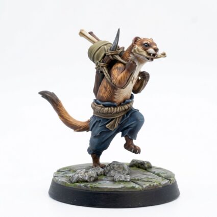Ferret Messenger - Painted 3D Printed Miniature