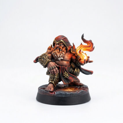 Fire Casters C - Painted 3D Printed Miniature
