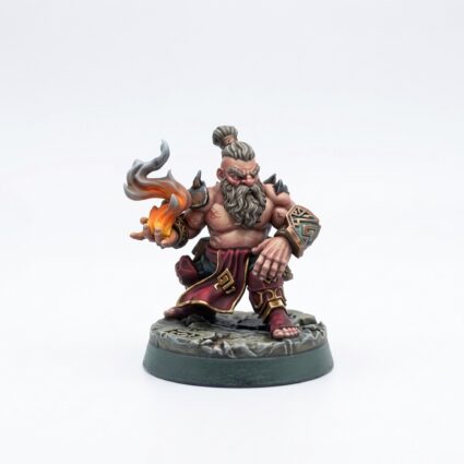 Fire Caster E - Painted 3D Printed Miniature