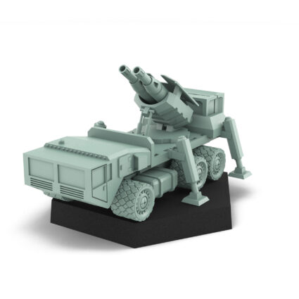 Flat Bed Armed Variant - 3D Printed Miniature 3D Printed Mech Miniature