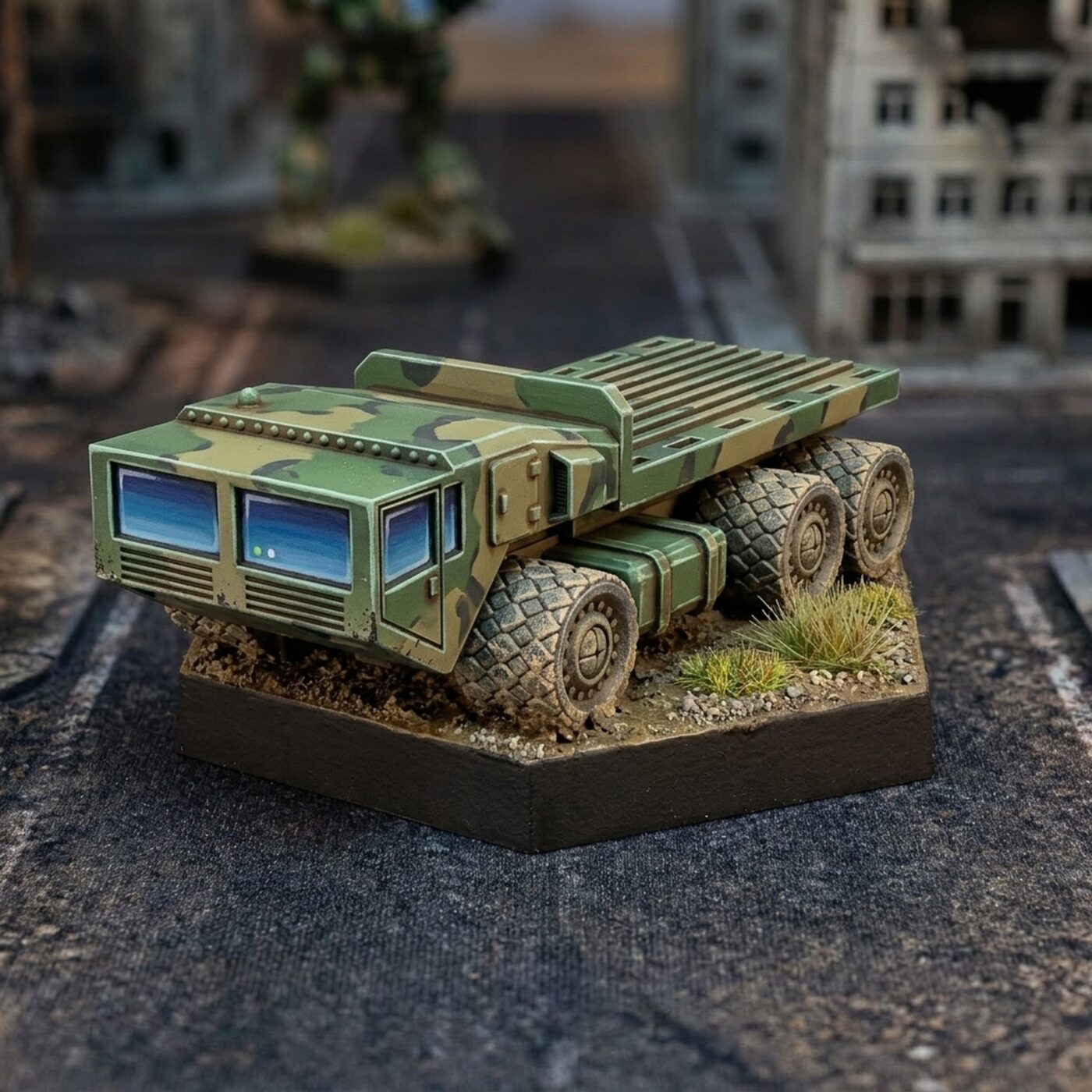 Flat Bed Truck (Sci-Fi Miniature) Painted Mech Miniature
