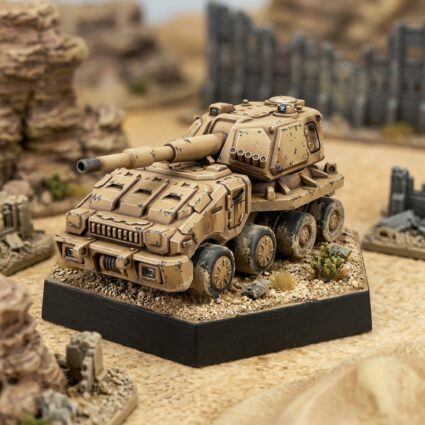 Flatbed Truck Painted Mech Miniature