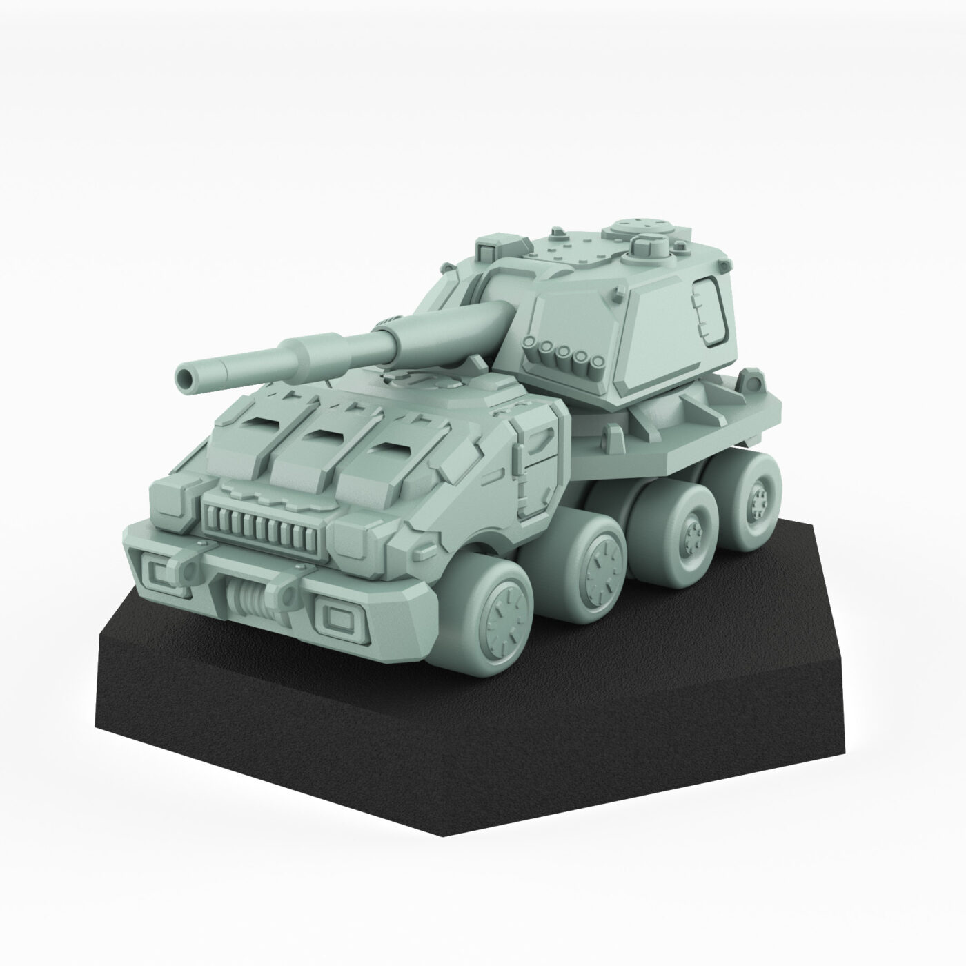 Flatbed Truck 3D Printed Mech Miniature