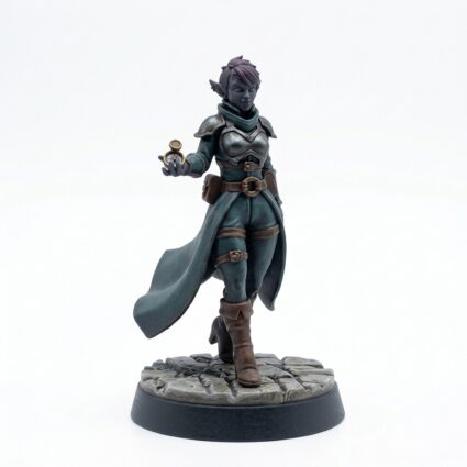 Flicking Coin - Painted 3D Printed Miniature